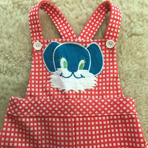 Vintage Carters overalls 12 months - Picture 2 of 6